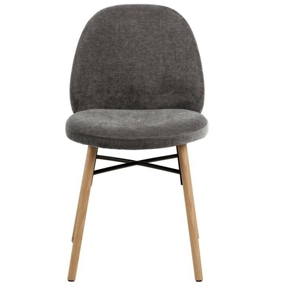 Krzesło Sophia szary ciemny/ dąb Danny 10 - ACTONA